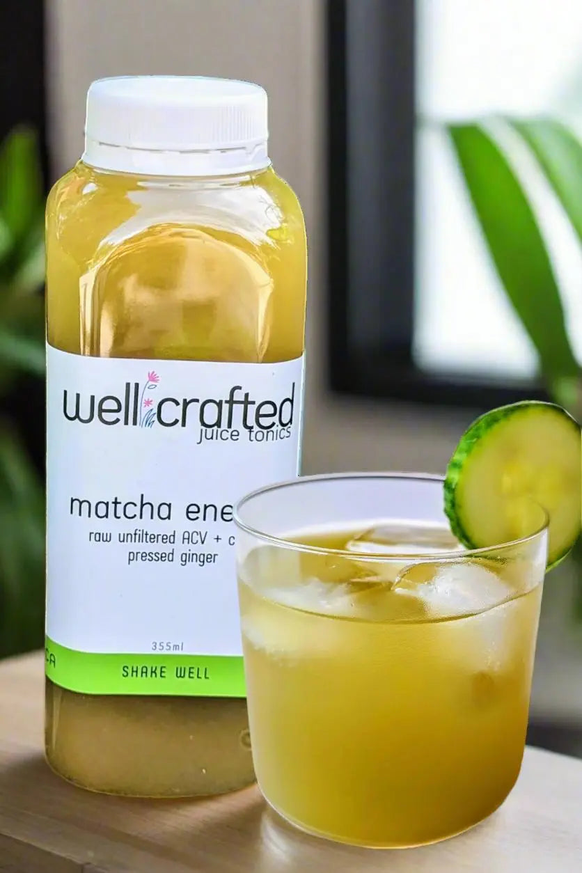 Matcha Energy Apple Cider Vinegar Juice Tonic well-crafted