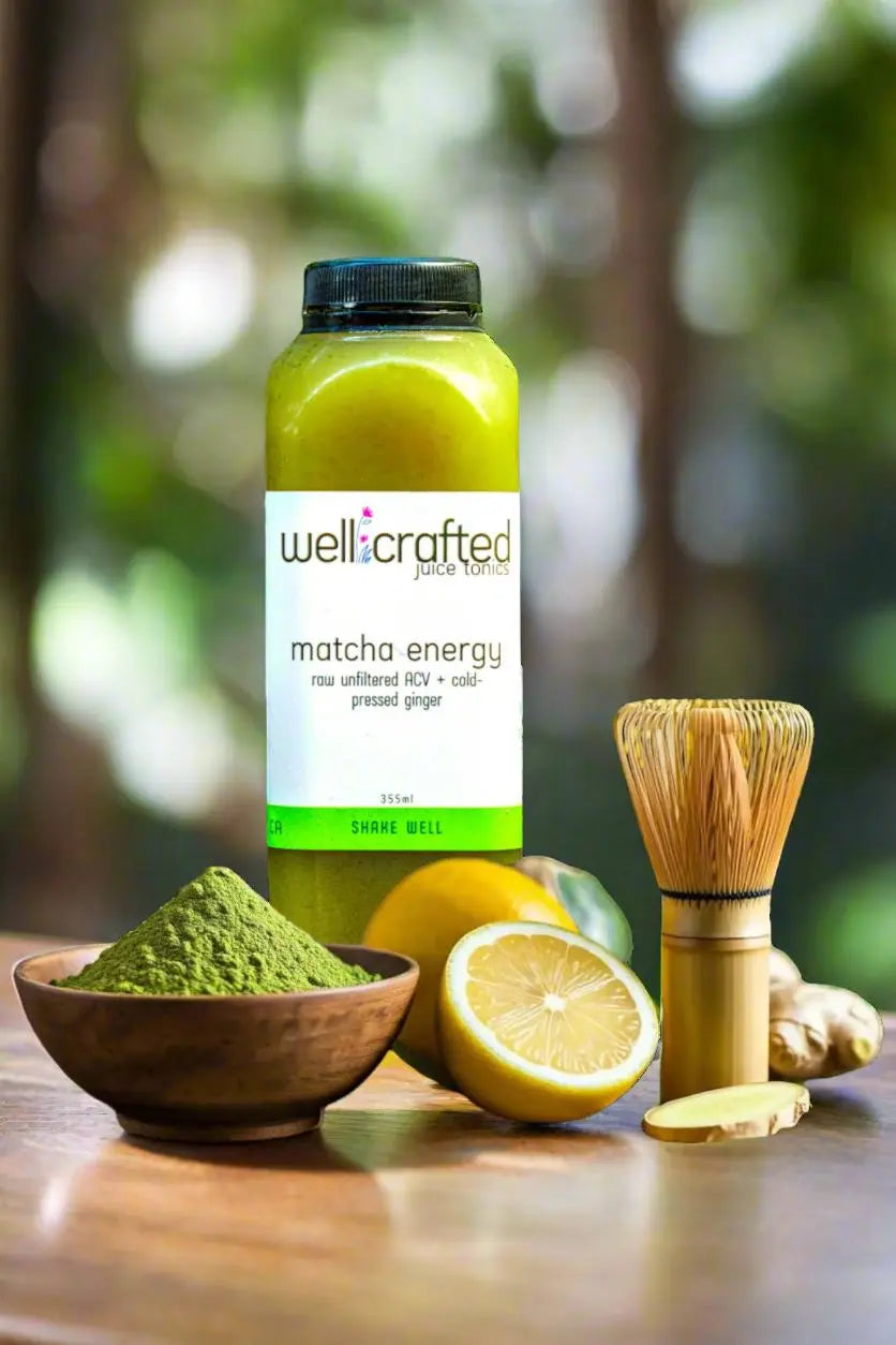 Matcha Energy Apple Cider Vinegar Juice Tonic well-crafted