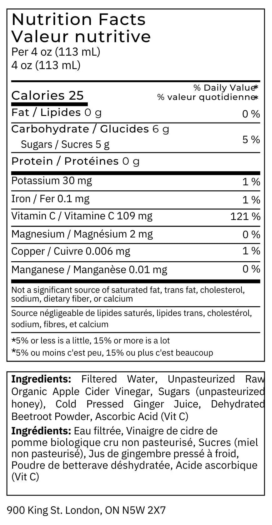 Feel the Beet Apple Cider Vinegar Juice Tonic well-crafted