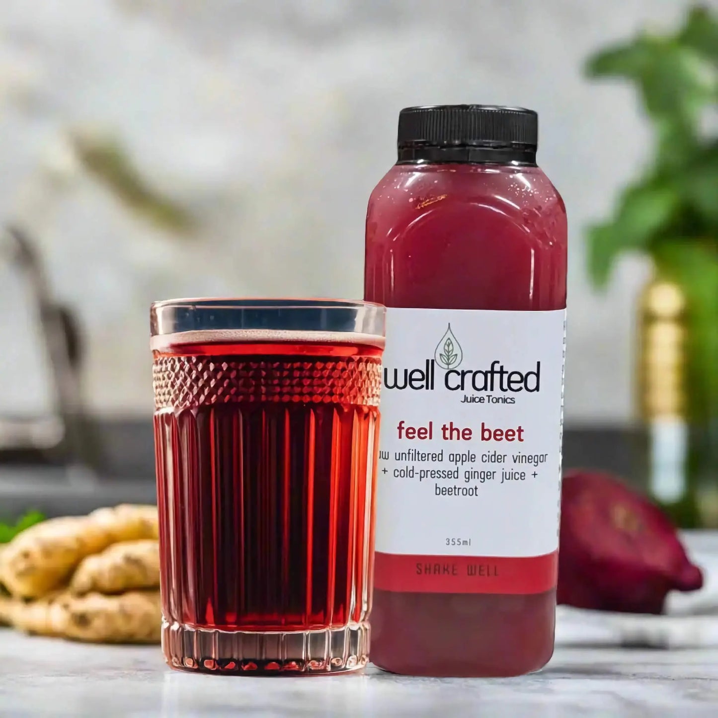 Feel the Beet ACV Juice Tonic well-crafted