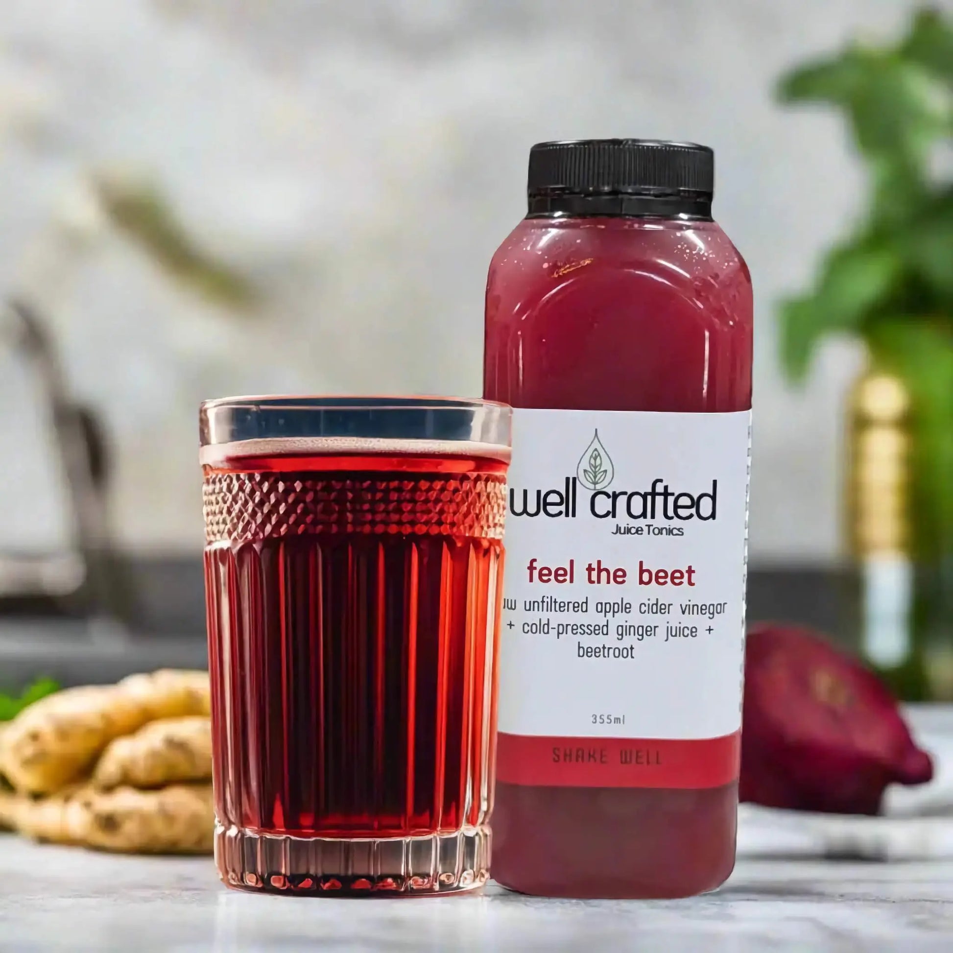 Feel the Beet ACV Juice Tonic well-crafted
